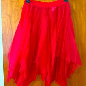 Body Wrappers S/M mini red skirt
